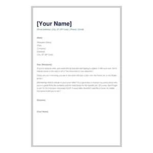 Eye Catching Cover Letters