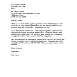 Attention Grabbing Thank You Letters